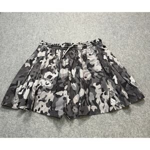 Women's Adidas Black, Gray, White Camo‎ Pleated Pull On Skort Size Medium NEW
